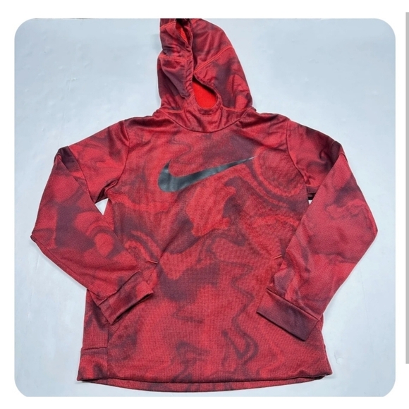 Nike Other - Nike Red Marbled Youth Hoodie